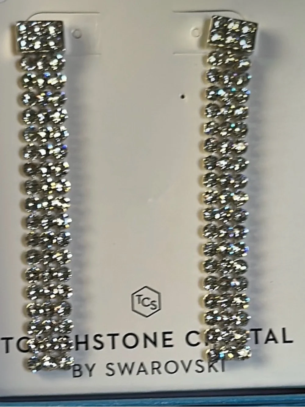 NWT Touchstone Crystal “Night Out” Earrings, Retired